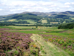 Castle Hill in Peebles, Peeblesshire, Borders Scotland